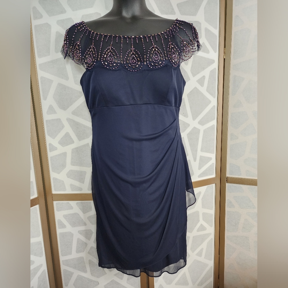 DJ-jaz Beaded Cocktail Dress | Size 16